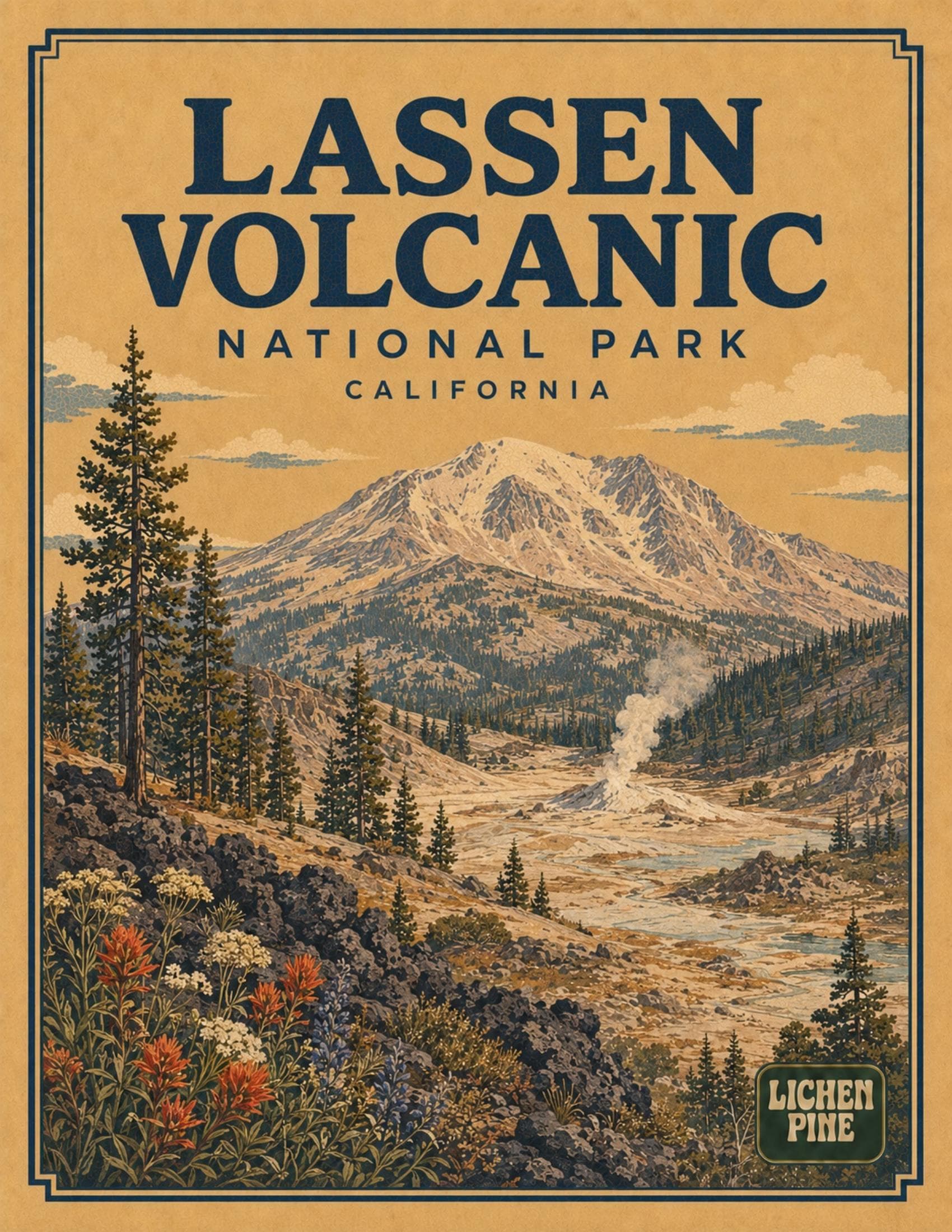 Lassen Volcanic Field Guide cover