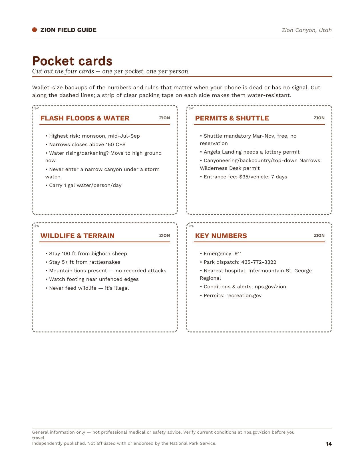 Pocket cards